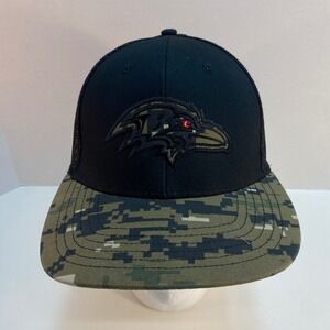 Baltimore Ravens NFL Camouflage Trucker Hat Cap‎ Football Salute to Service Camo